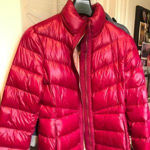 Kate Spade Pink Puffer Jacket Size M